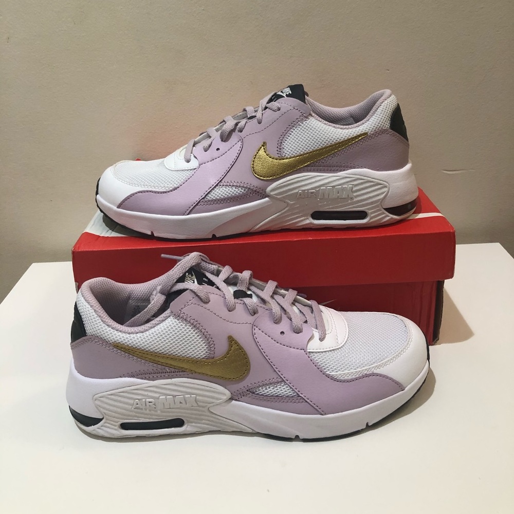 NIB Nike Air Max Excee White Gold Iced Lilac Shoes